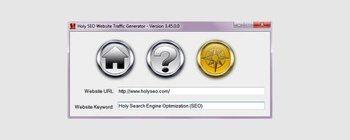 Holy SEO Website Traffic Generator screenshot