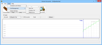 Home Accounts screenshot 2