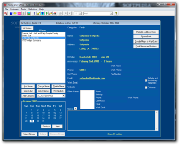Home and Office - Address Book Plus screenshot