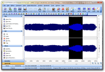 Home Audio Editor screenshot