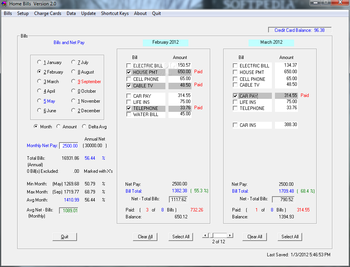 Home Bills screenshot