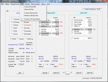 Home Bills screenshot 3