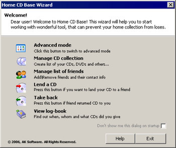 Home CD Base screenshot
