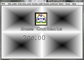 Home Contents screenshot