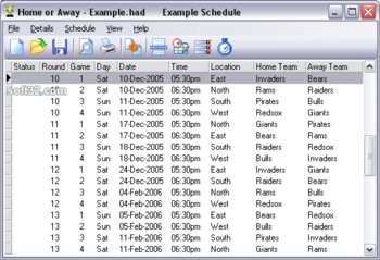 Home or Away League Scheduler screenshot 2