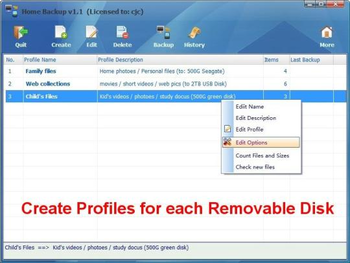 HomeBackup screenshot 2