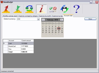 HomeBudjet screenshot