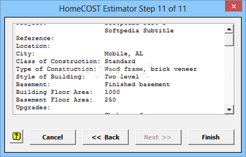 HomeCost Estimator for Excel screenshot 12