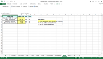 HomeCost Estimator for Excel screenshot 19