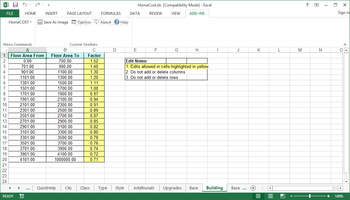 HomeCost Estimator for Excel screenshot 20
