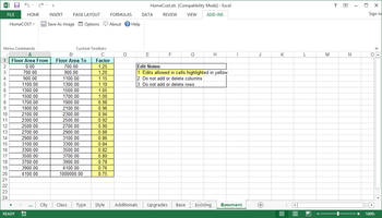 HomeCost Estimator for Excel screenshot 21