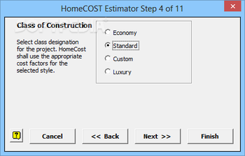 HomeCost Estimator for Excel screenshot 5