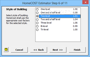 HomeCost Estimator for Excel screenshot 7