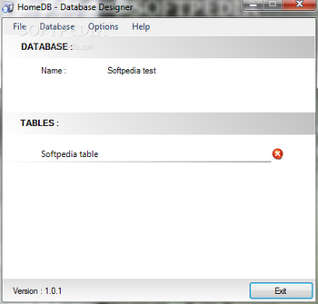 HomeDB - Database Designer screenshot