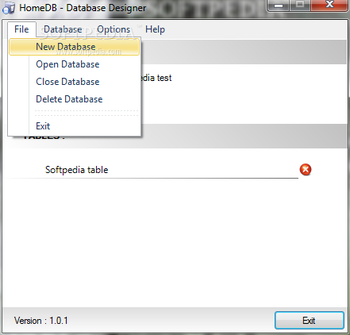 HomeDB - Database Designer screenshot 2