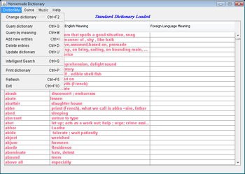 HomeMade Dictionary screenshot 2