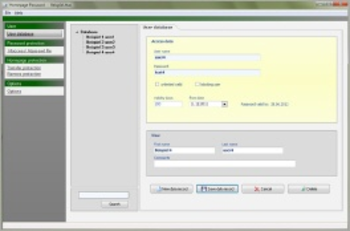 Homepage Password screenshot
