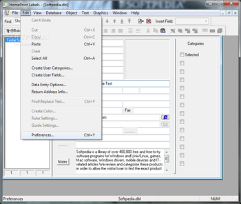 HomePrint Labels screenshot 3