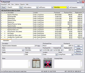 HomeStuff screenshot