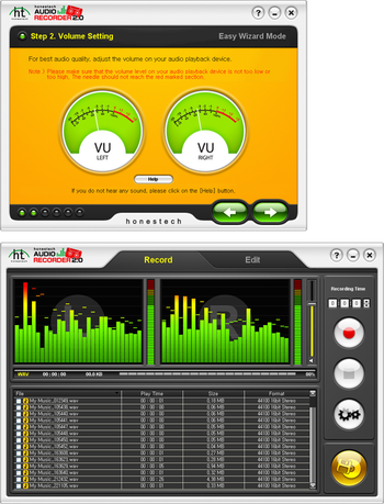 honestech Audio Recorder screenshot 2