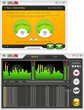 honestech Audio Recorder screenshot 3