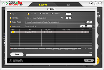 honestech Audio Recorder screenshot 4
