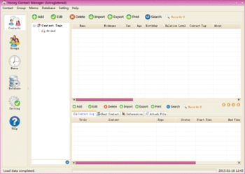 Honey Contact Manager screenshot