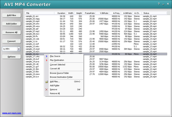 HooTech AVI MP4 Converter screenshot 2