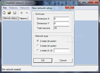 Hopfield Network Simulator screenshot