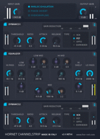 HoRNet ChannelStrip MK2 screenshot