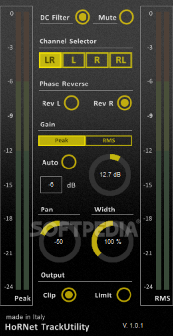 HoRNet TrackUtility screenshot