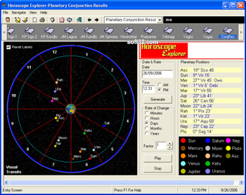 Horoscope Explorer screenshot