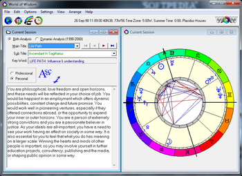 Horoscope Interpreter screenshot