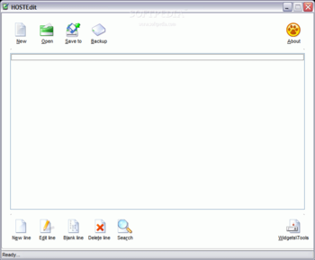 HOSTEdit screenshot