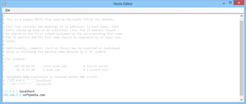 Hosts Editor screenshot