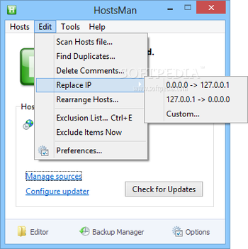 HostsMan screenshot 3