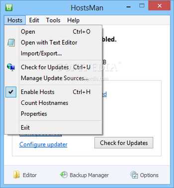 HostsMan Portable screenshot 2