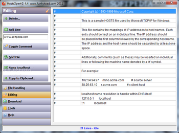 HostsXpert screenshot 2