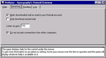 HotApoc - Hotmail Gateway screenshot