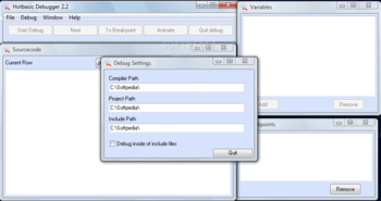 Hotbasic Debugger screenshot 3