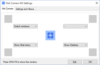 HotCorners WX screenshot
