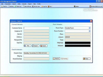 Hotel Computer Software screenshot