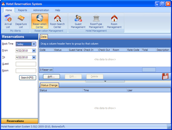 Hotel Reservation System screenshot 2