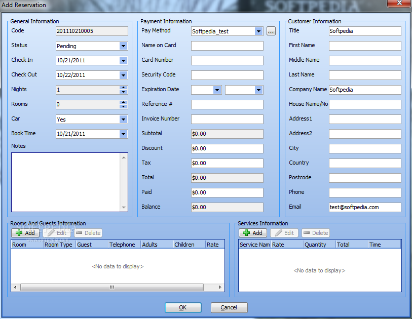 Hotel Reservation System Download Free With Screenshots