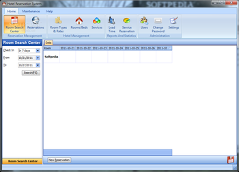 Hotel Reservation System screenshot