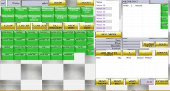 Hotelex POS screenshot