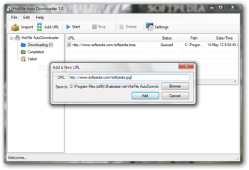 HotFile AutoDownloader screenshot