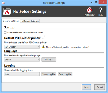 HotFolder screenshot 2