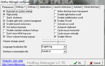 HotKey Manager screenshot