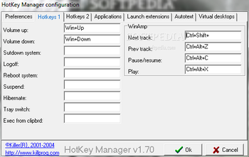 HotKey Manager screenshot 2
